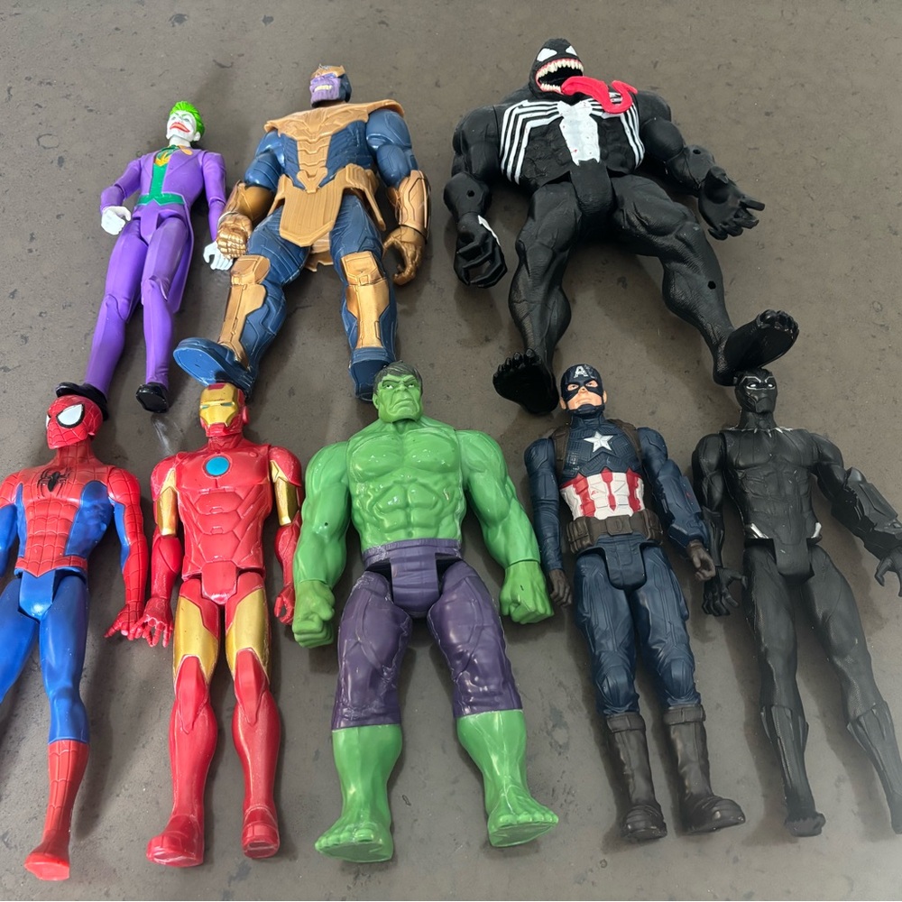 Superhero Action Figure Set - Multicolor